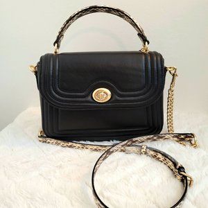 Coach Marlie Top Handle Satchel With Border Quilting